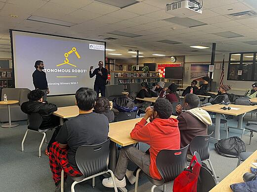Students Enrolling in Cleaning Robotics Program
